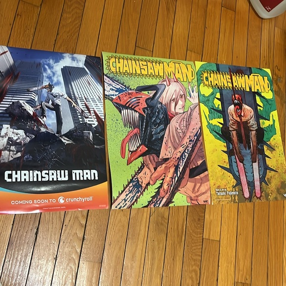 Chainsaw man FIVE Anime posters (Adding soon) New - Picture 2 of 15